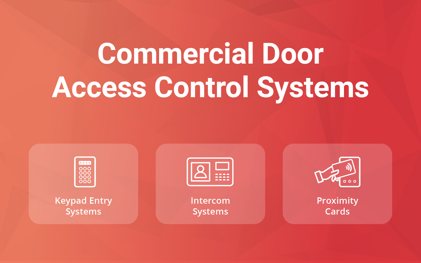 commercial door access control systems