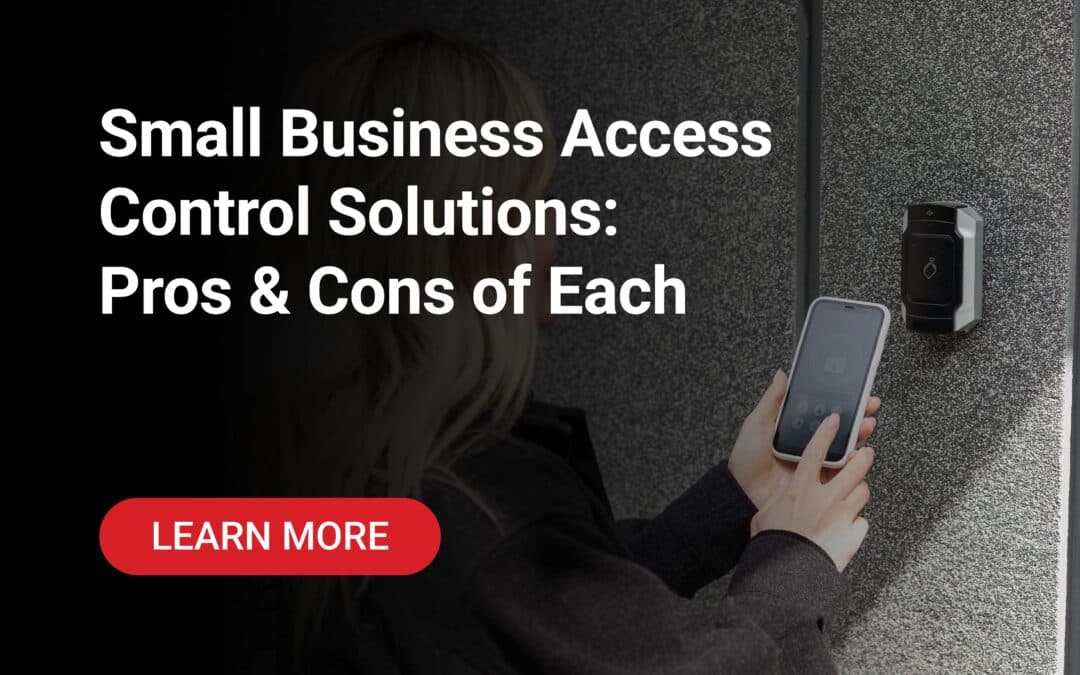 Small Business Access Control Solutions: Pros & Cons of Each