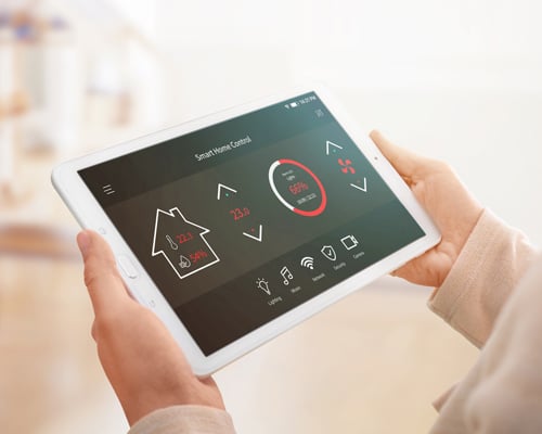 smart security control tablet